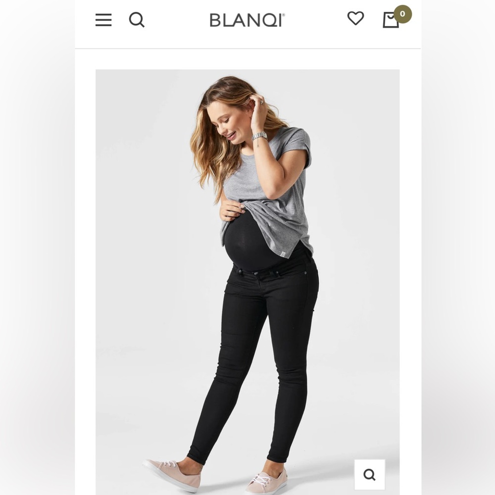 Maternity Belly Support Skinny Jeans
